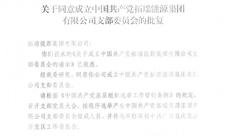 k8凯发一触即发能源集团党支部正式成立！